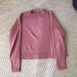 Nordstrom BP Pink High Neck Sweater